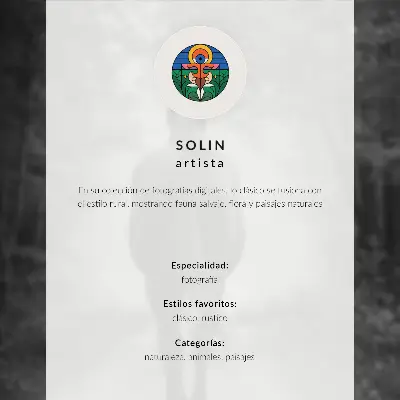 Poster a horse in a misty forest with ferns