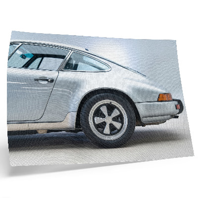 Poster classic sports car in an elegant and chic style