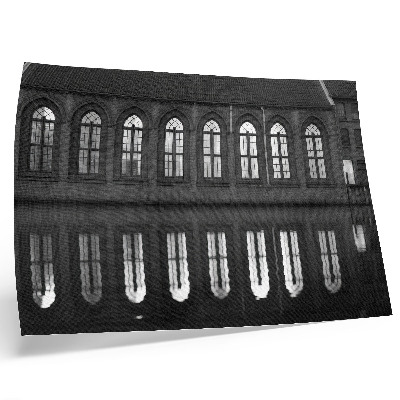 Decorative canvas print Symmetry, reflection, architectural elegance, harmony