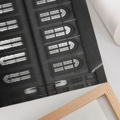 Decorative canvas print Symmetry, reflection, architectural elegance, harmony