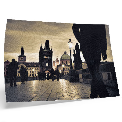 Poster Gothic towers interior bridge walk
