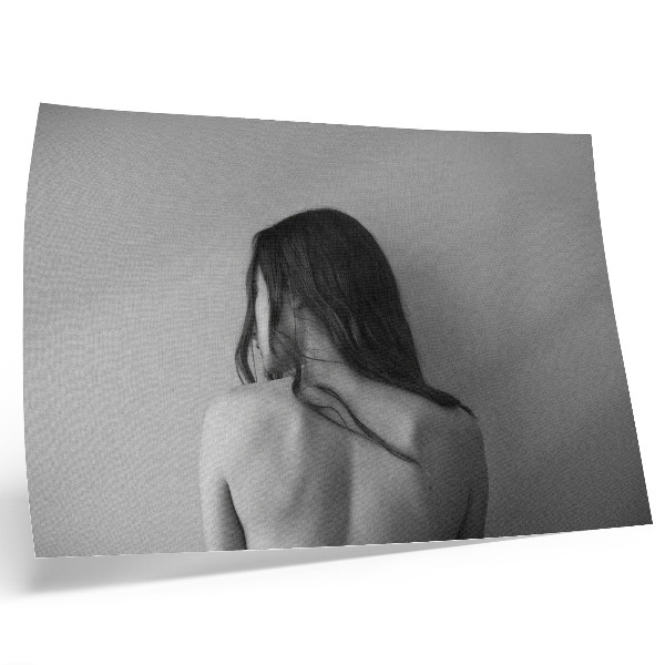 Photo canvas The minimalist charm of figures in monochrome