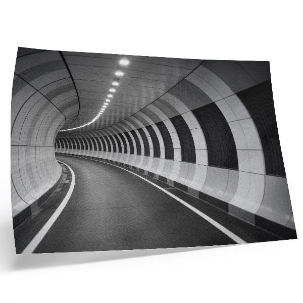 Decorative canvas print Modern geometric spatial tunnel