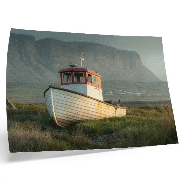 Photo canvas panoramic mountain view of Lodz with a nostalgic atmosphere