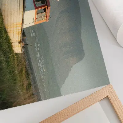 Photo canvas panoramic mountain view of Lodz with a nostalgic atmosphere