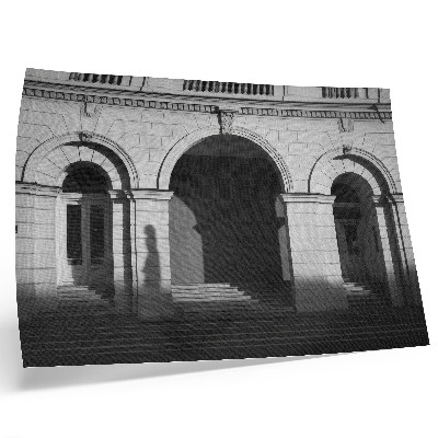 Decorative canvas print Elegant architecture classic arches shadows
