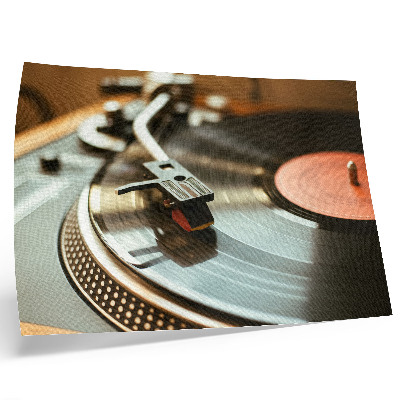 Poster Nostalgic vintage musical atmosphere gramophone