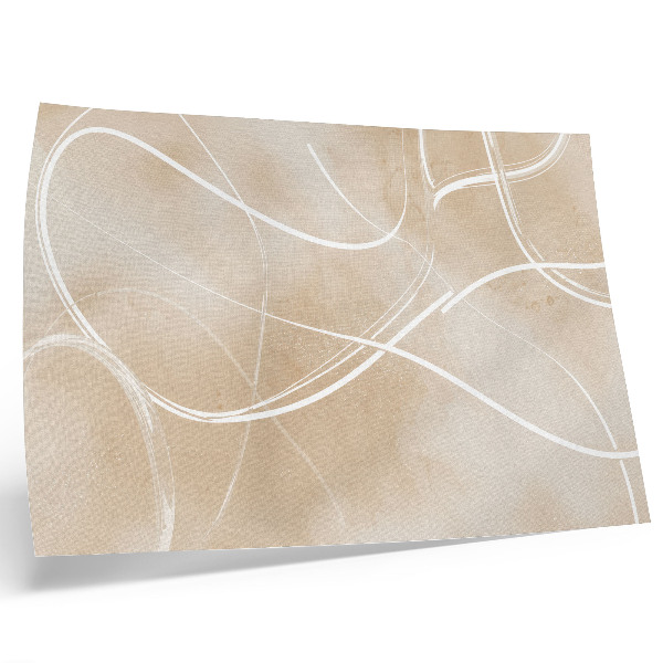 Decorative canvas print Harmonious lines, delicate colors, peace