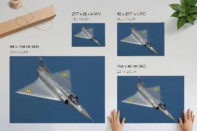 Photo canvas a dynamic military jet in flight