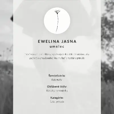 Poster traditional clothes, umbrella, and green meadow with trees
