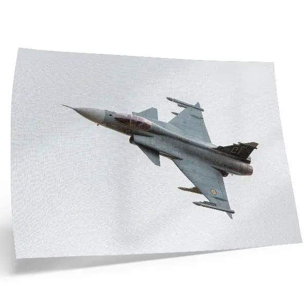 Photo canvas a modern fighter jet flying in the sky