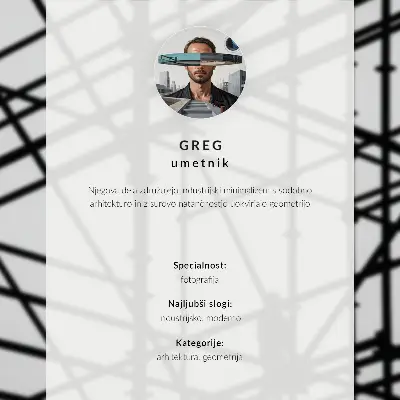 Decorative canvas print featuring a modern blue tile staircase with symmetrical patterns