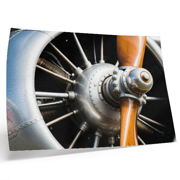 Photo canvas Metal propeller elements industrial look