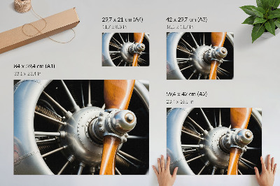 Photo canvas Metal propeller elements industrial look