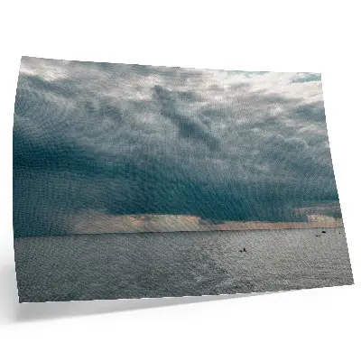 Photo canvas stormy sky over an open ocean