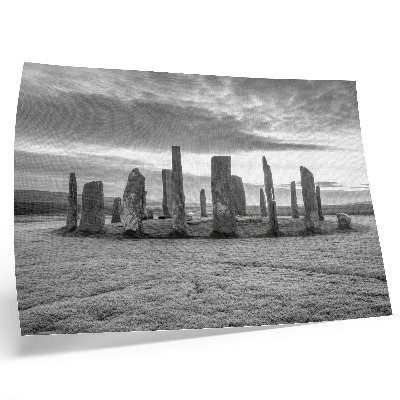 Photo canvas Raw stones mysterious circle peace reflection