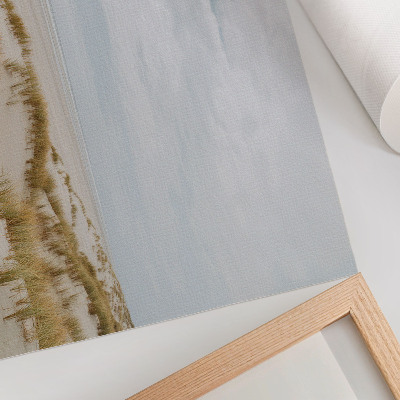 Photo canvas Sandy beach minimalism space peace