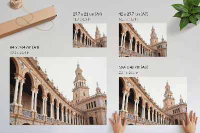 Photo canvas Rich architecture marble columns classic