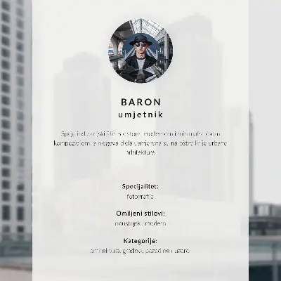 City skyline poster Modern panorama
