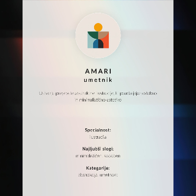 Poster Pastel waves subtle elegance harmony