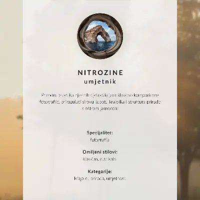 Poster symmetrical birches in a foggy autumn alley