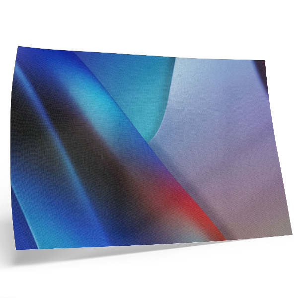 Poster Deep blue and purple tones blurred transitions
