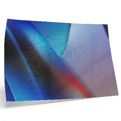 Poster Deep blue and purple tones blurred transitions