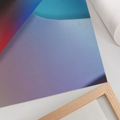 Poster Deep blue and purple tones blurred transitions