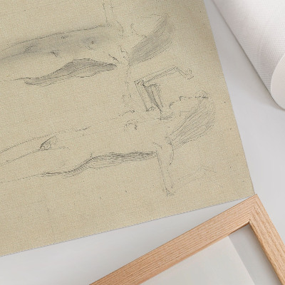 Decorative canvas print Study for the Day (Truth) by Ferdinand Hodler