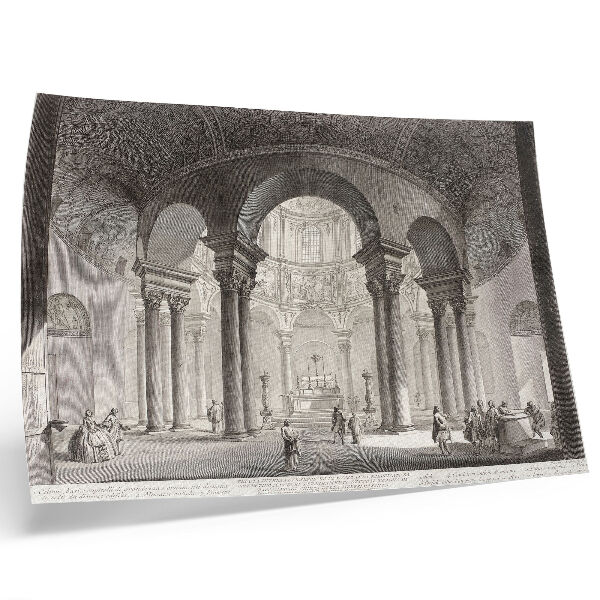 Photo canvas Interior view of the Tomb of Saint Constance