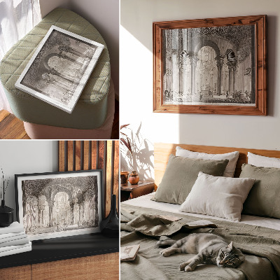 Photo canvas Interior view of the Tomb of Saint Constance