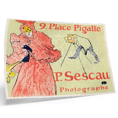 Le Photographe Sescau poster high-resolution print by Henri de Toulouse-Lautrec from 1894