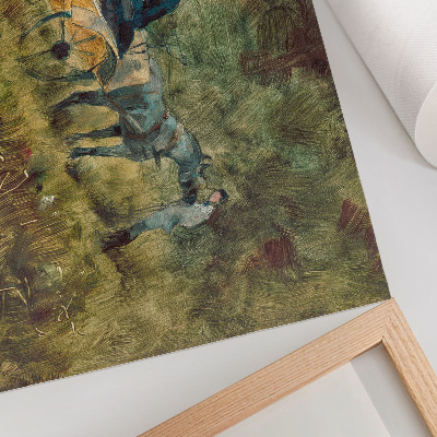 Photo canvas The Trap (1880) high resolution painting by Henri de Toulouse-Lautrec