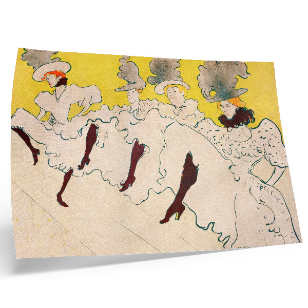 Decorative canvas print The Troupe of Mademoiselle Eglantine (1896) high-resolution print by Henri de Toulouse-Lautrec