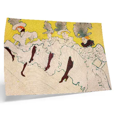 Decorative canvas print high-resolution print of The Troupe of Mademoiselle Eglantine by Henri de Toulouse-Lautrec