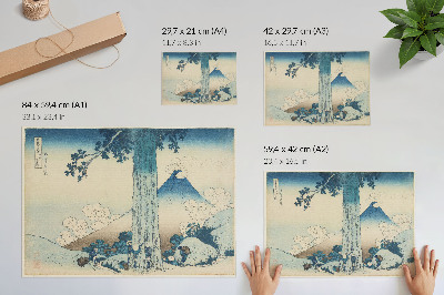 Poster Mishima High Road in Kai Province. Original from the Minneapolis Institute of Art.