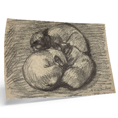 Decorative canvas print Cats; Tsching, Batzar, and Blanc-Blanc, high-resolution print by Théophile Alexandre Steinlen