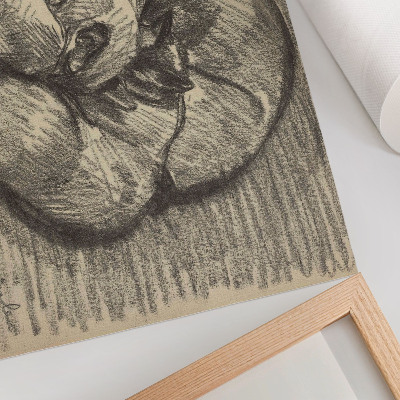 Decorative canvas print Cats; Tsching, Batzar, and Blanc-Blanc, high-resolution print by Théophile Alexandre Steinlen
