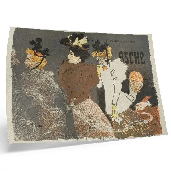 Théophile-Alexandre Pierre Steinlen Asche poster art print
