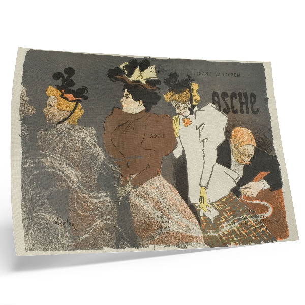 Poster Asche by Théophile-Alexandre Pierre Steinlen