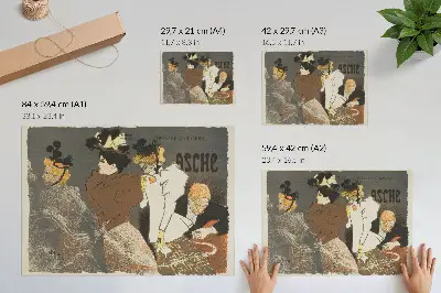 Théophile-Alexandre Pierre Steinlen Asche poster art print