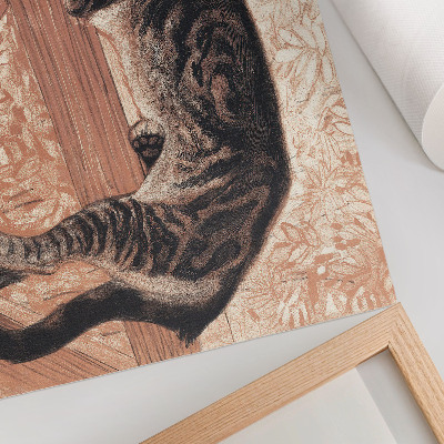 Poster Cat on a Balustrade by Theophile-Alexandre Pierre Steinlen