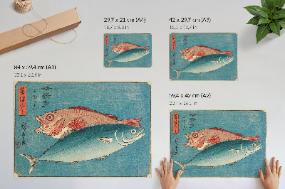 Photo canvas Yellowtail and sea bass