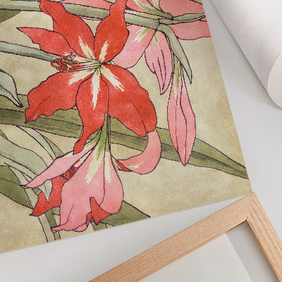 Decorative canvas print Amaryllis (1915) by Hannah Borger Overbeck
