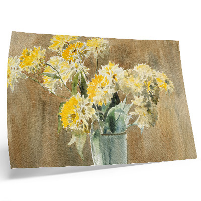 Poster Vase with Yellow Flowers (1915) by Hannah Borger Overbeck