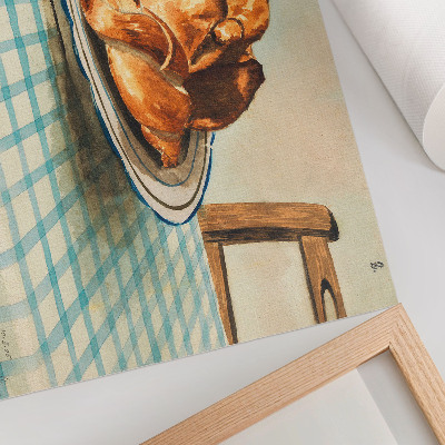 Poster Still Life with a Plate of Cake by Egon Schiele
