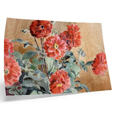 Dahlias (1915) by Hannah Borger Overbeck decorative canvas print