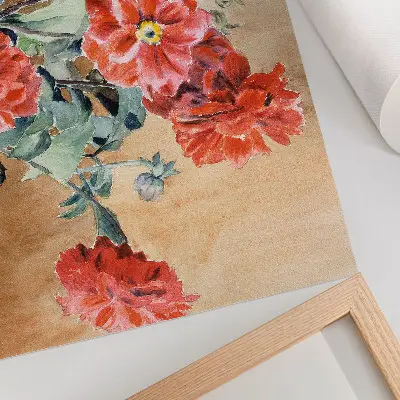 Dahlias (1915) by Hannah Borger Overbeck decorative canvas print