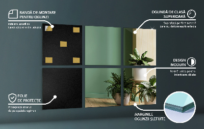Self adhesive mirror squares