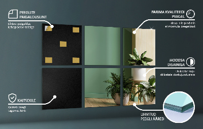 Self adhesive mirror squares